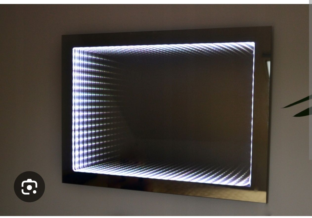 Lustro nowe 3d czarne