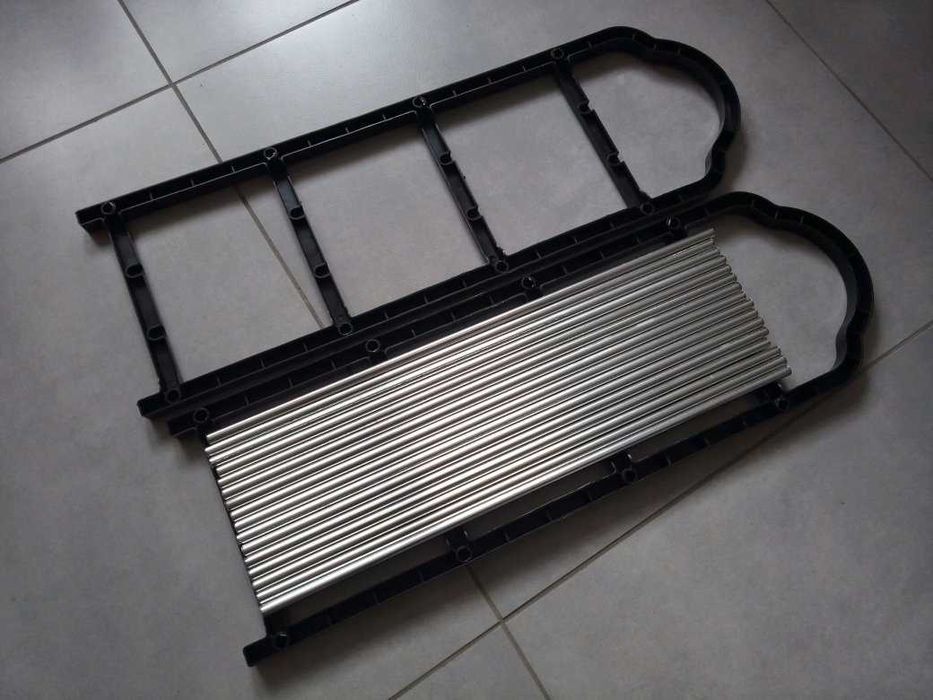 Regał Szafka Półka na Buty 5 Poziomów Stojak Metalowy Czarny