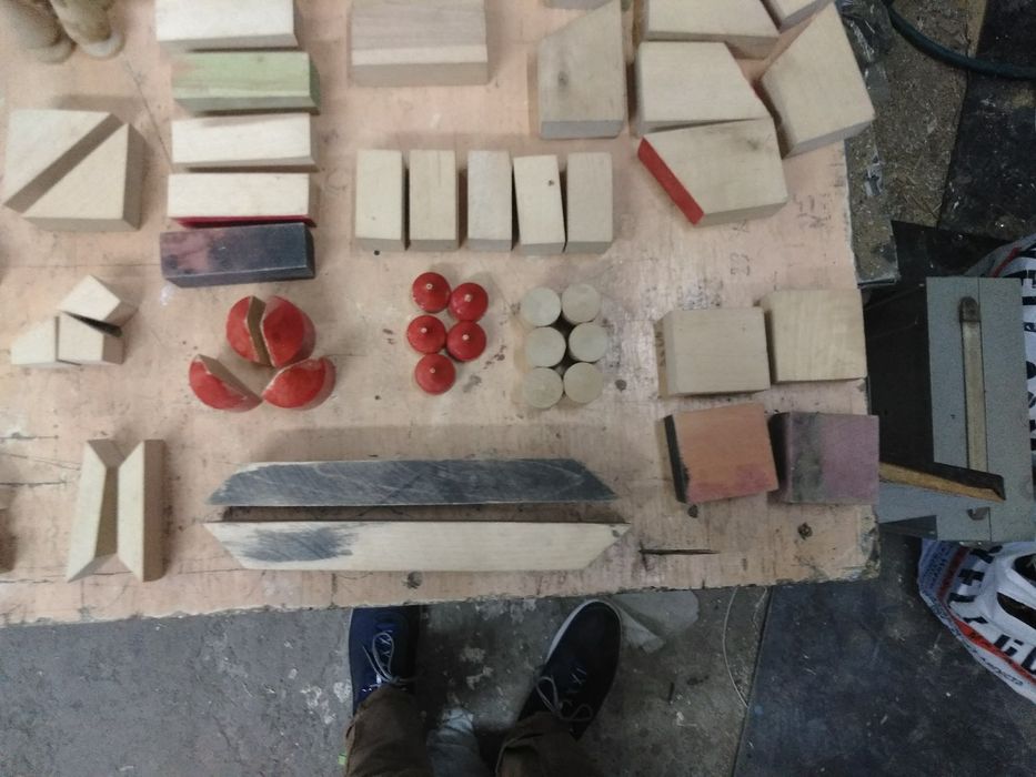 Конструктор СССР - Деревянный конструктор  «ПСКОВ» 1984 год