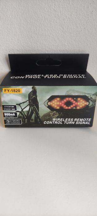 Światła rowerowe tylne z kierunkami