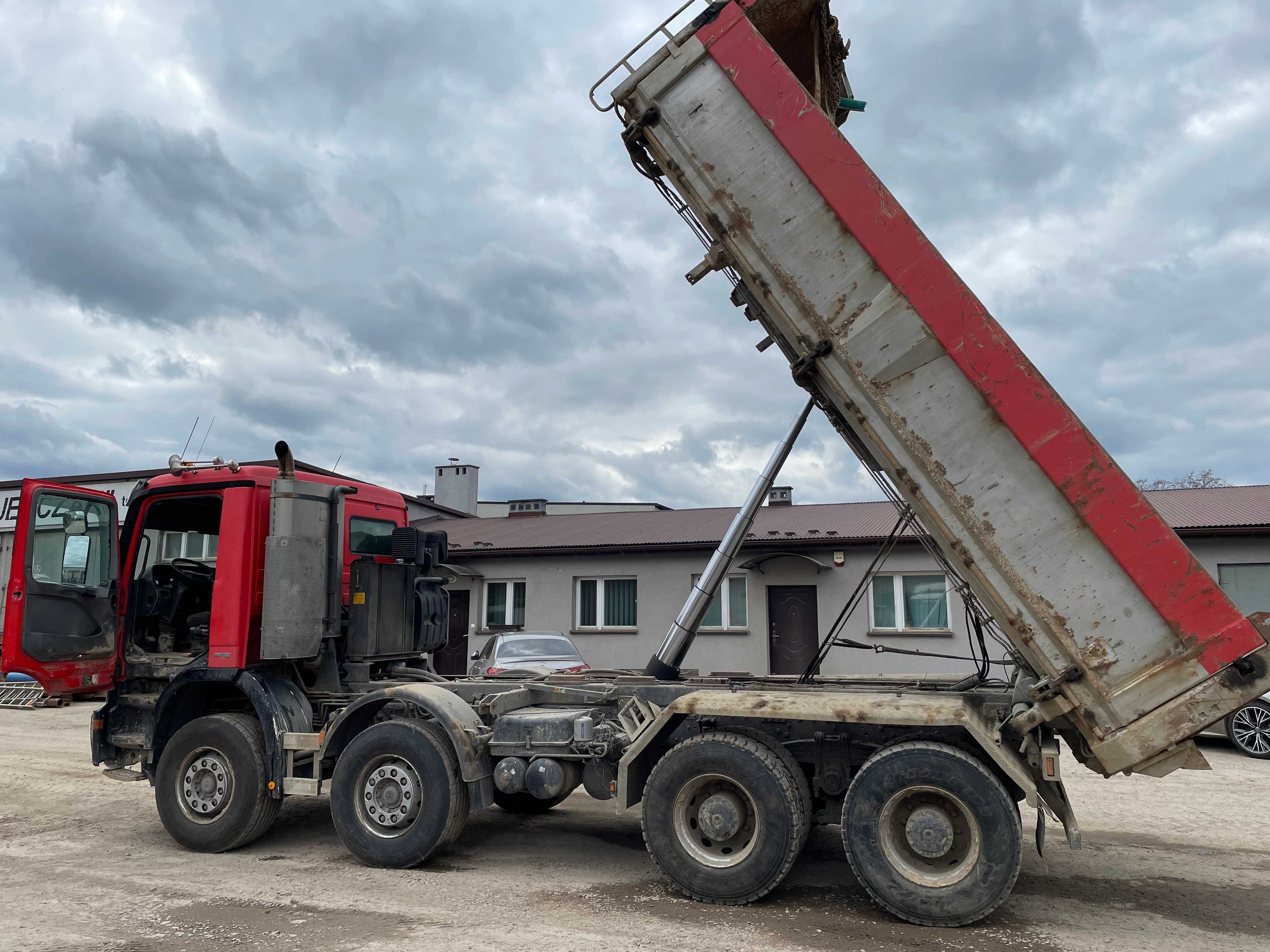 Mercedes Actros 4146 hydroburta, retarder, 8x4, centralne smarowanie