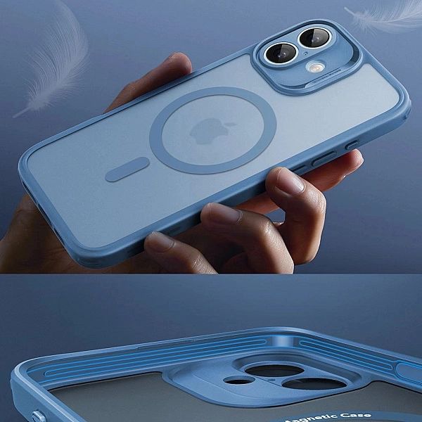 Esr Classic Pro Set Halolock Magsafe Iphone 16 Frosted Blue