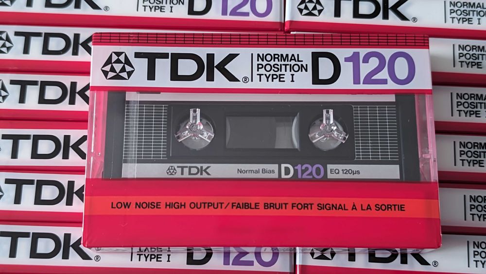 TDK D 120  - 20szt.  wydanie 1985r.