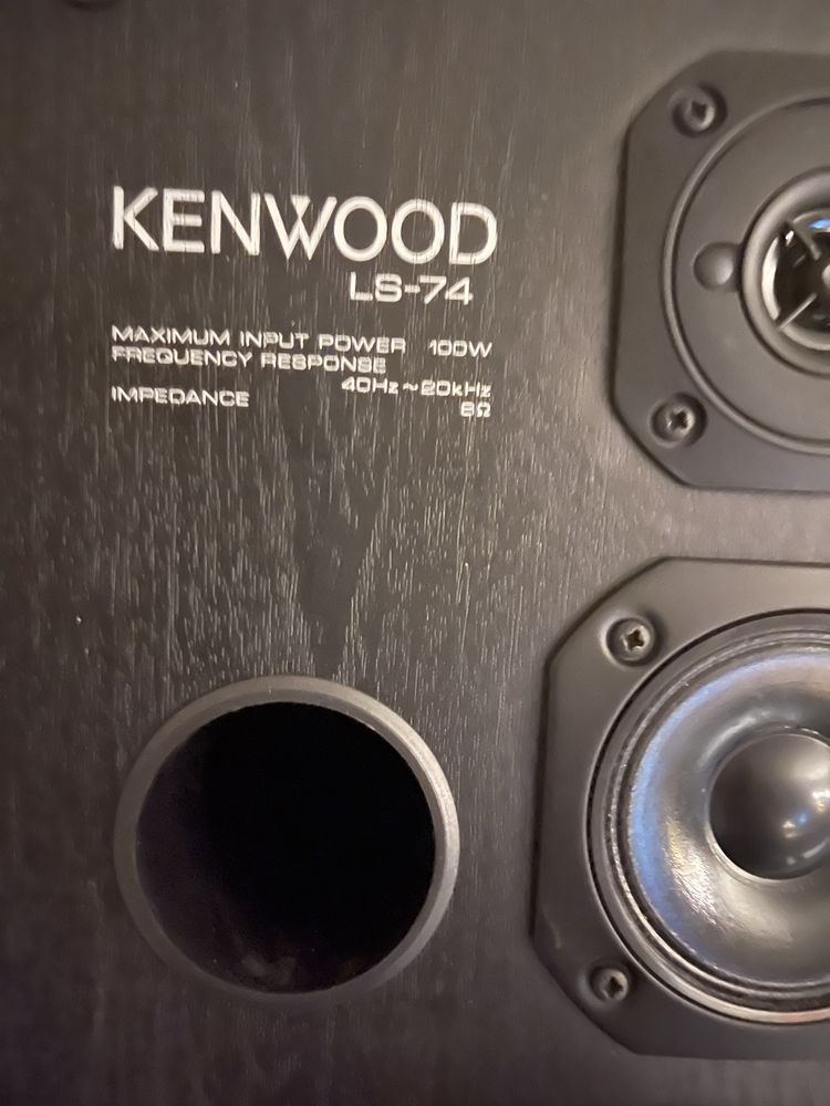 Colunas Kenwood de 3 vias