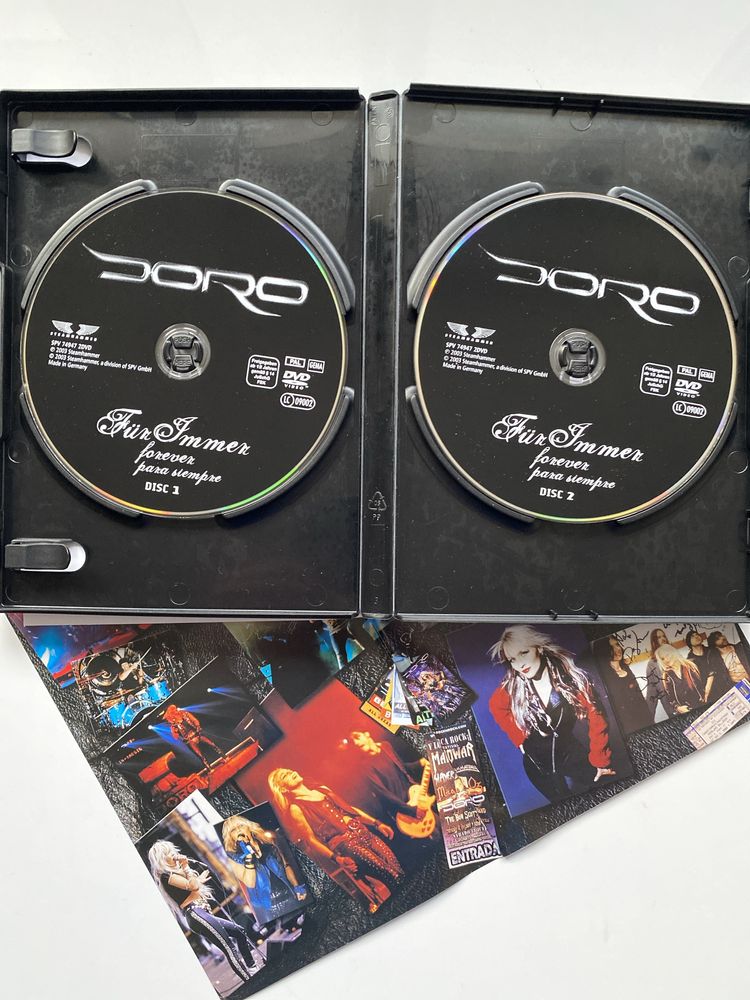 DORO Fur Immer Forever para siempre 2 DVD Set