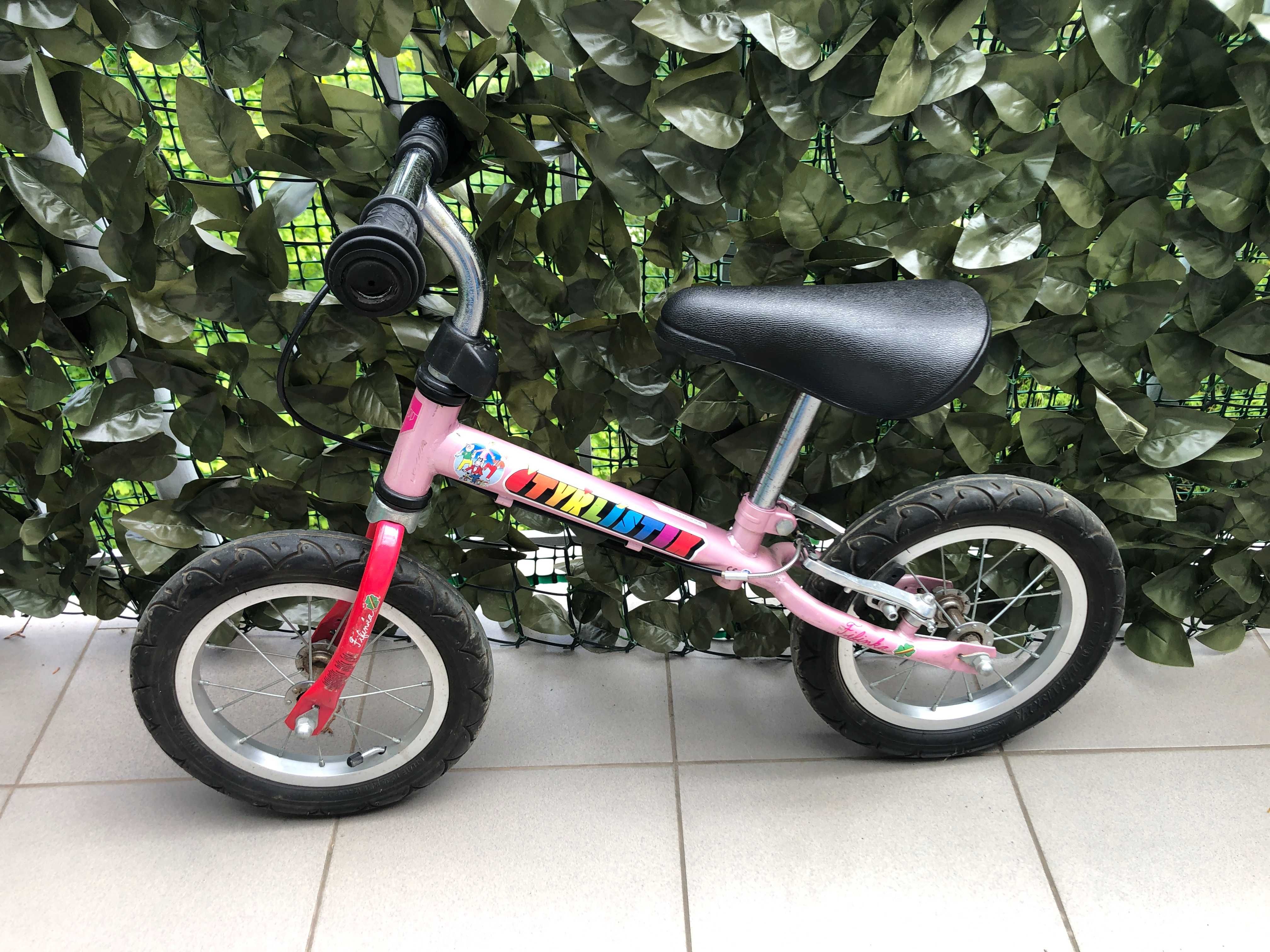 Fantastyczny rowerek biegowy 12" cali.