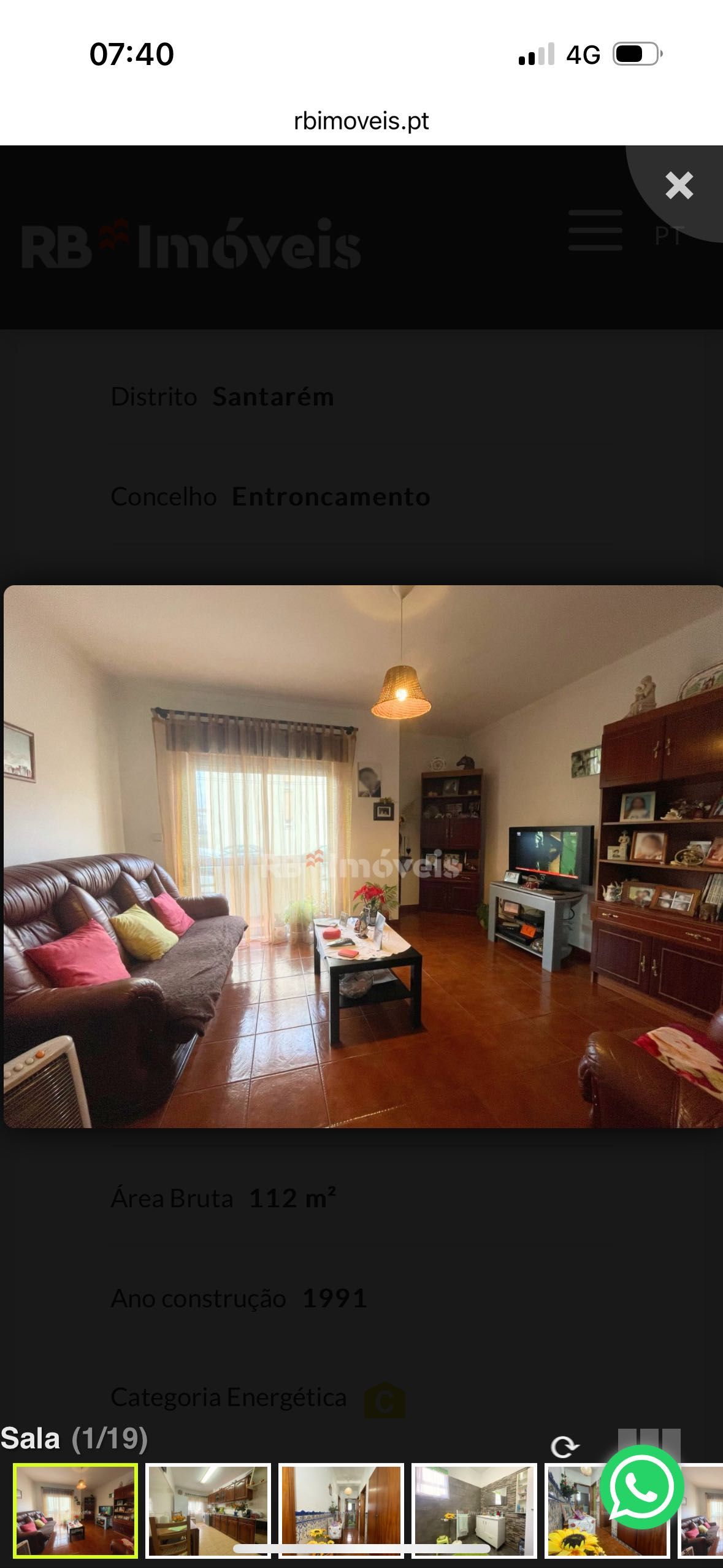 Apartamento t3 para arrendamento em entroncamento