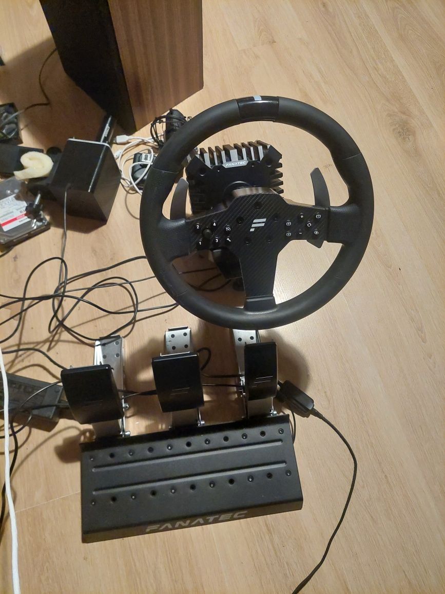 Fanatec CSL DD 5nm sprzęgło, hydrolapa, skrzynia biegów
