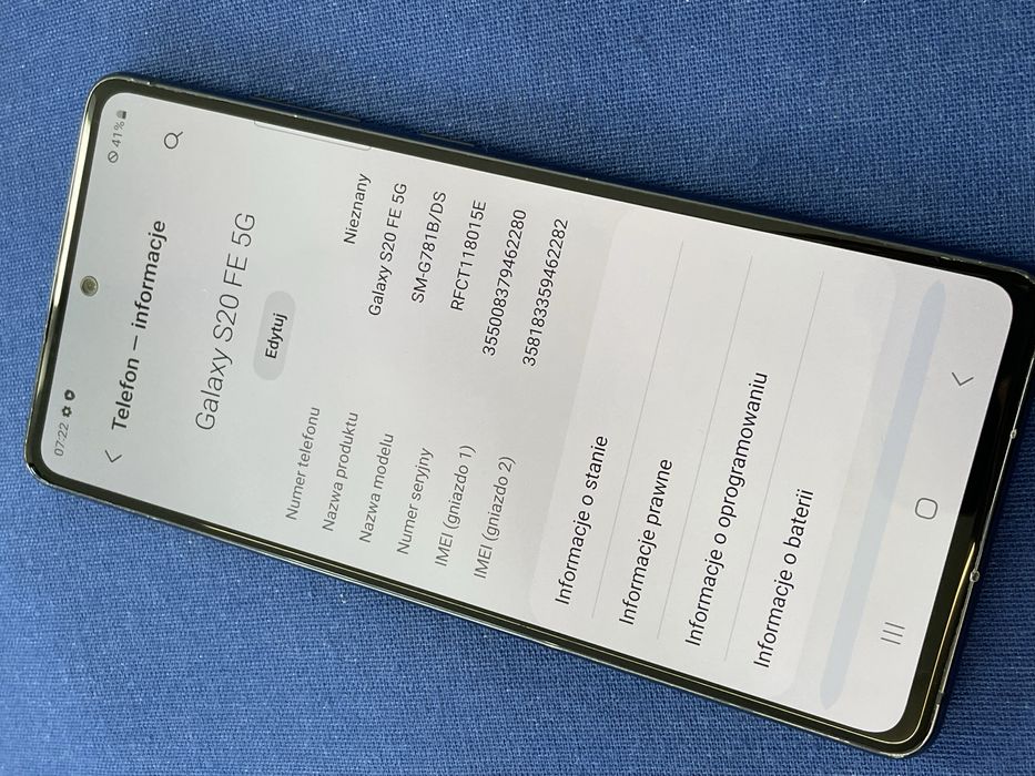 Samsung S20 FE 5G 6GB/128GB