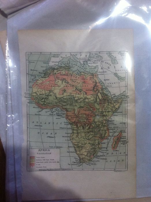 lote de 8 mapas Século XIX