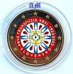 Moedas Euro coloridas de  2€