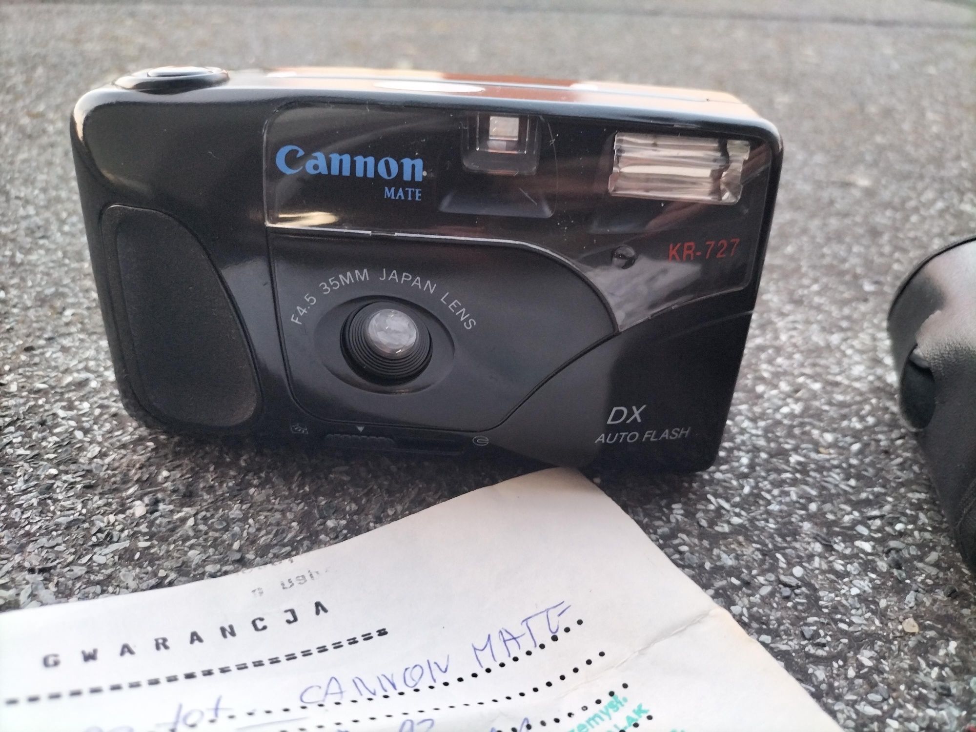 Aparat analogowy Canon KR-727 jak nowy karta gwarancyjna pokrowiec