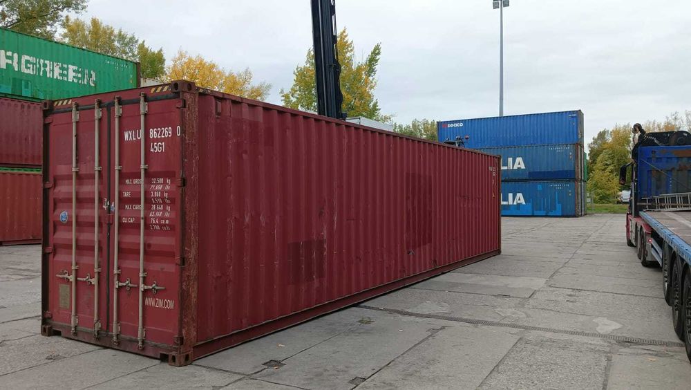 Kontener morski - 12 metrowy, 40 HC - sprzedam-EP