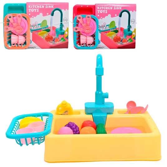 Дитяча кухонна Мийка на батарейках