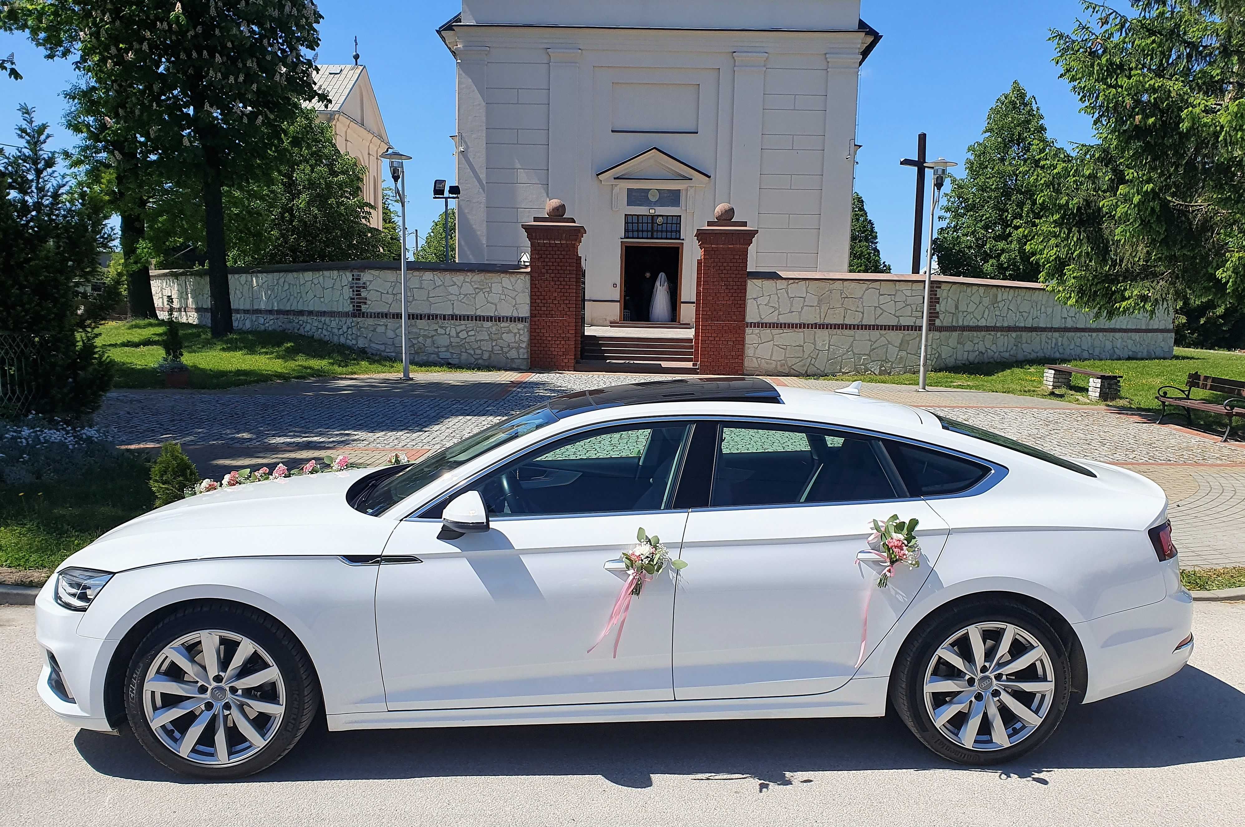 Promocja! BIAŁY Samochód Auto do Ślubu Audi A5 F5 WOLNE_TERMINY