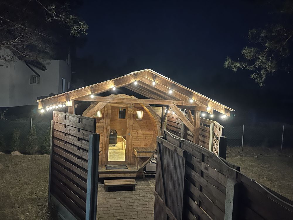Domek z balią i sauną na Kaszubach