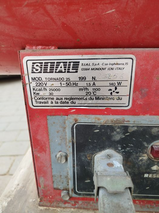 Nagrzewnica Sial tornado 25