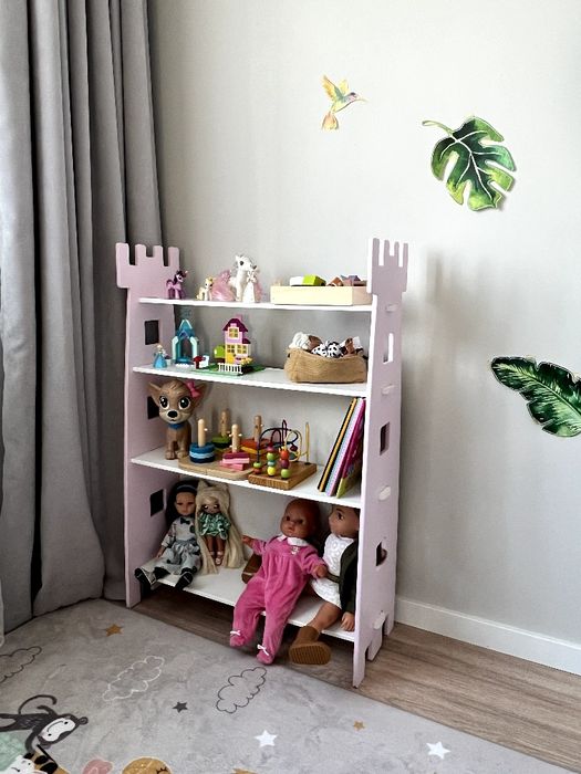 Дитяча поличка для іграшок стелаж для іграшок будинок для іграшок