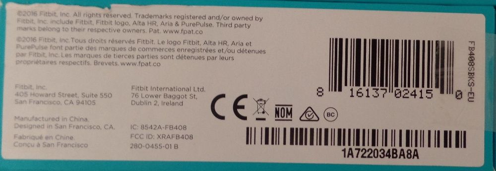 Pulseira FitBit Alta HR L/G (B14)