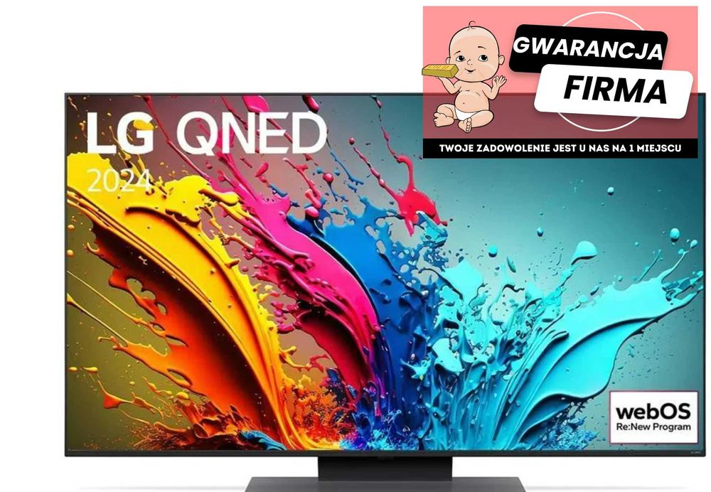Telewizor LG 55QNED87T6B 55" | Nowy | Gwarancja | 120 Hz | 4K |