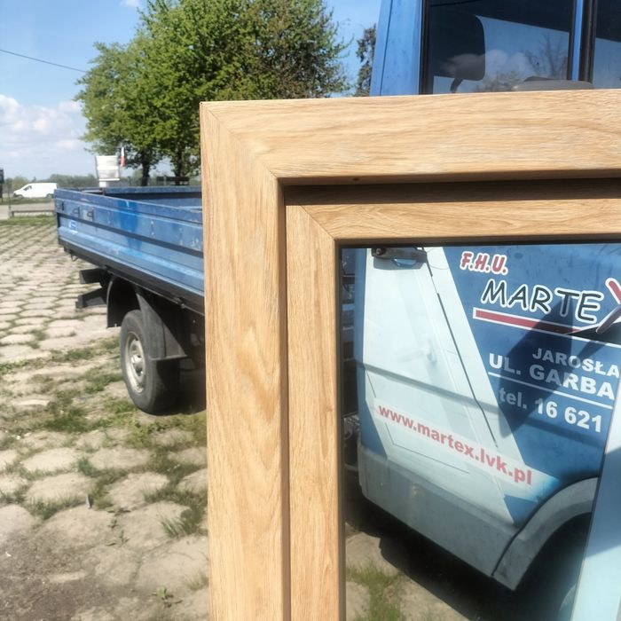 OKNA PVC 3 szybowe Turner Oak