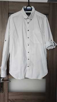 Koszula biała elegancka sportowa Reserved L