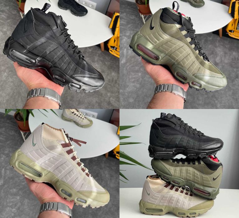Мужские кроссовки Nike Air Max 95 Sneakerboot 41-45 Термо! Хит Осени!