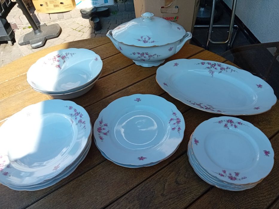 Porcelana trio filiżanka porcelanowa antyczna
