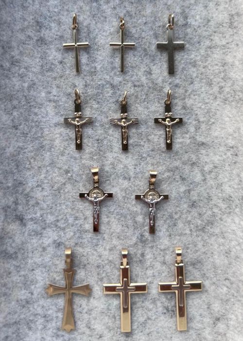 Zawieszki zlote, krzyzyki duze krzyze zloto 585 14k