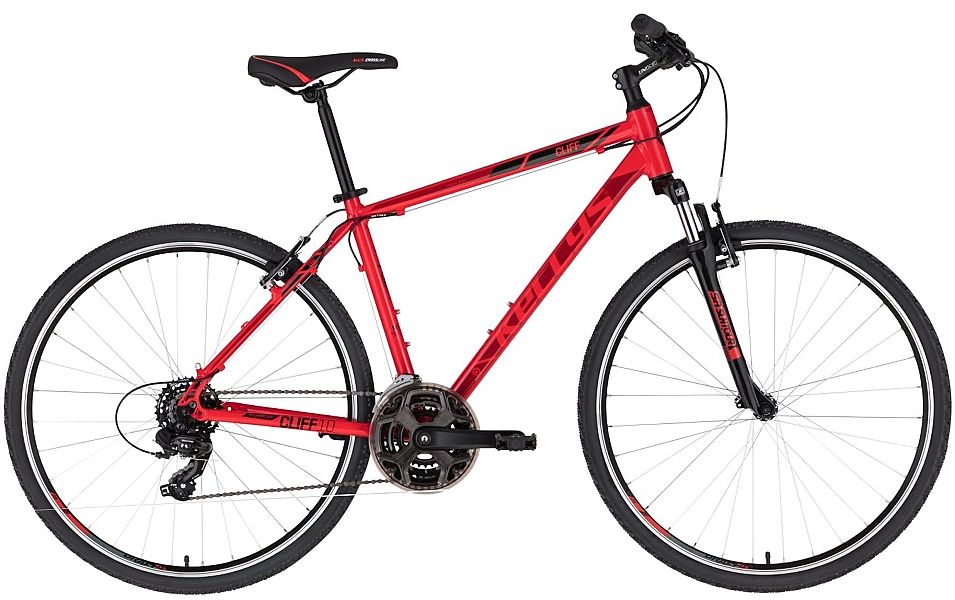 Rower crossowy KELLYS Cliff 10 Red + Licznik Gratis NEGOCJUJ CENĘ / DA