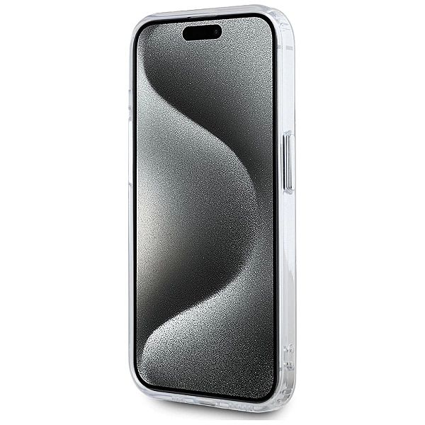Etui Karl Lagerfeld IML Metal Karl Head MagSafe do iPhone 15 Pro Max b
