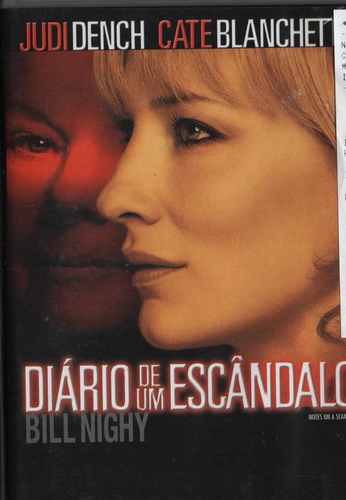 Dvd Diário de Um Escândalo -thriller -Judi Dench/Cate Blanchett-extras
