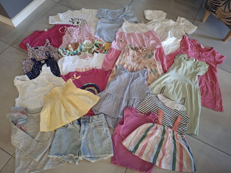 Letni Zestaw ubranek dla dziewczynki roz 104-116