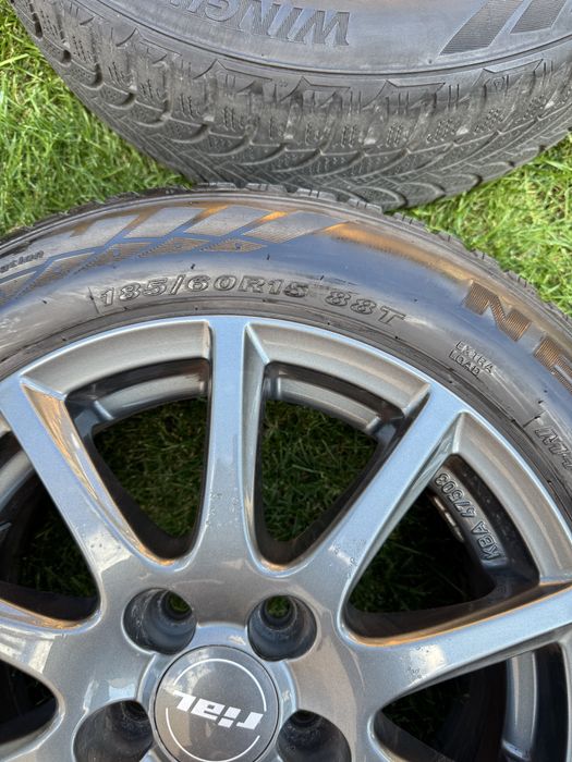 Alufelgi 15’ ET38 z oponami zimowymi Nexen