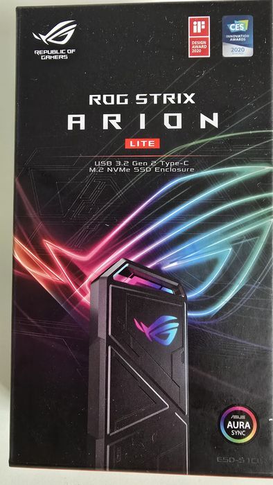 ASUS Корпус до SSD M.2 PCIe NVMe STRIX ARION (90DD02H0-M09000)