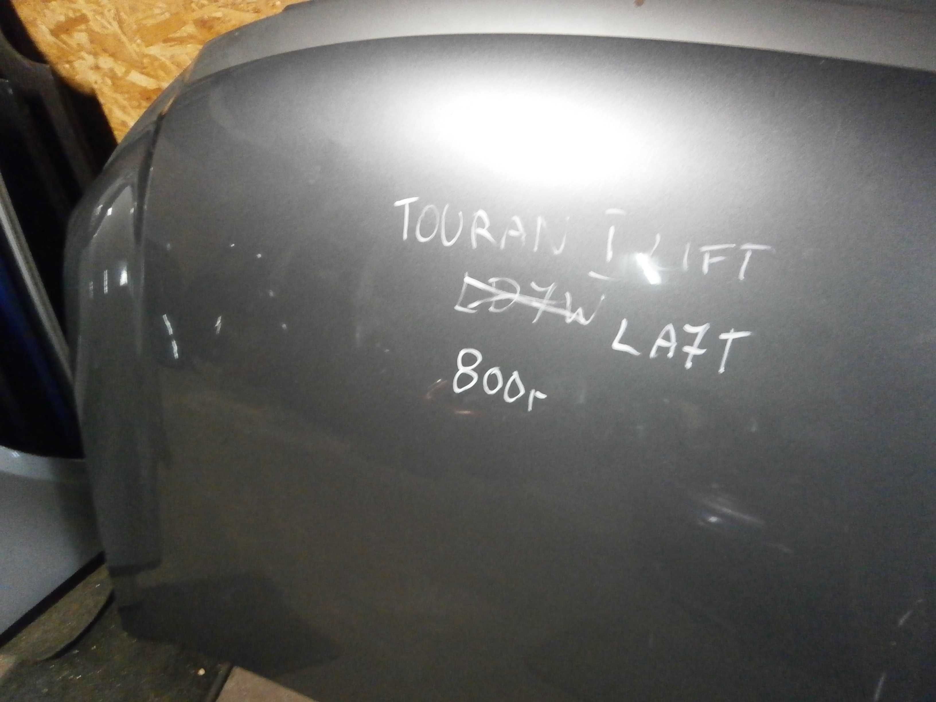 vw touran I lift maska szara LA7T