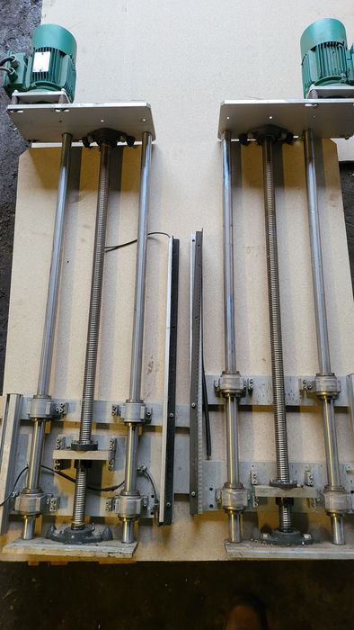 Śruba kulowa napęd/prowadzenie/łożyska 100cm/fi 31mm komplet OKAZJA