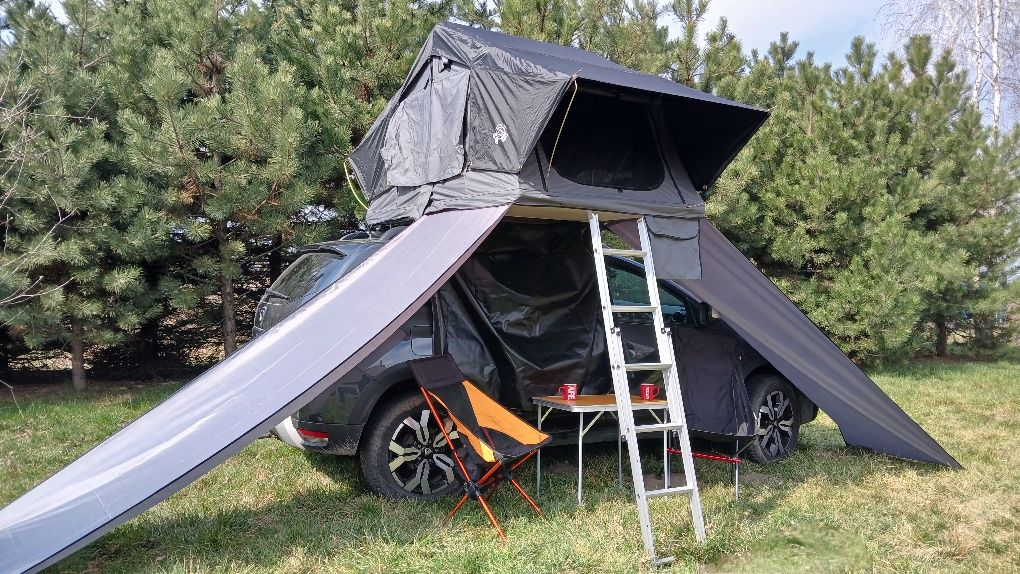 Namiot dwuosobowy dachowy S120K. Mini lekki. TurtleTent Turtle Tent