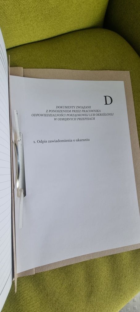 Teczka na akta osobowe 47 sztuk