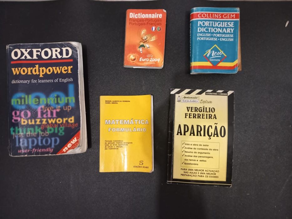 Dicionários e livros de apoio