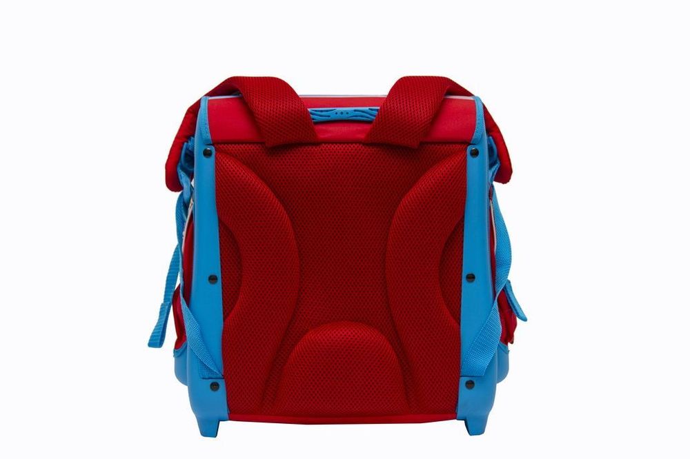 TORNISTER AUTA usztywniany 21L czerwono-niebieski