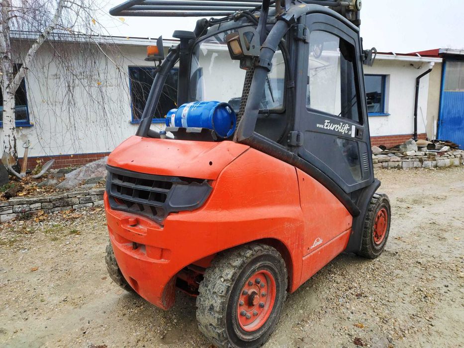 Linde H40 H45 H50 Gaz 4000kg Wózek widłowy UDT faktura paleciak 240cm