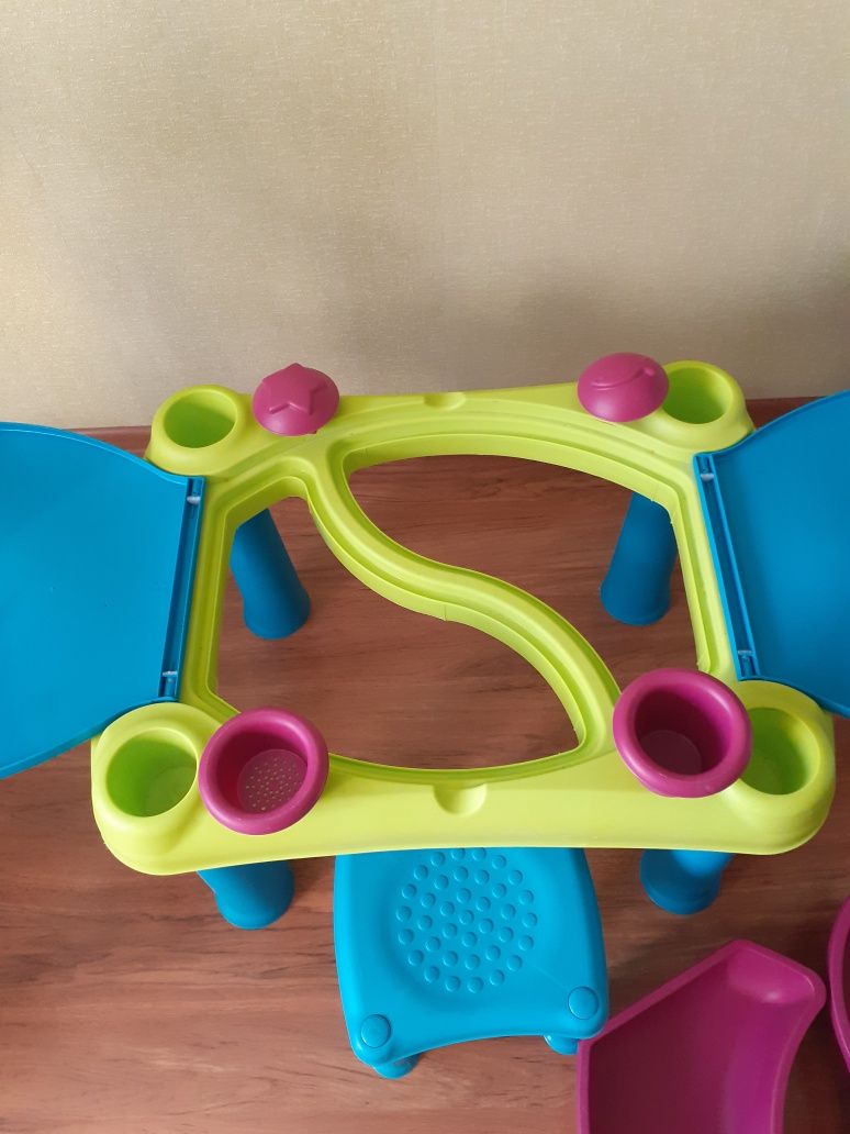 Stolik dla dzieci edukacyjno-zabawowy z krzesełkiem
