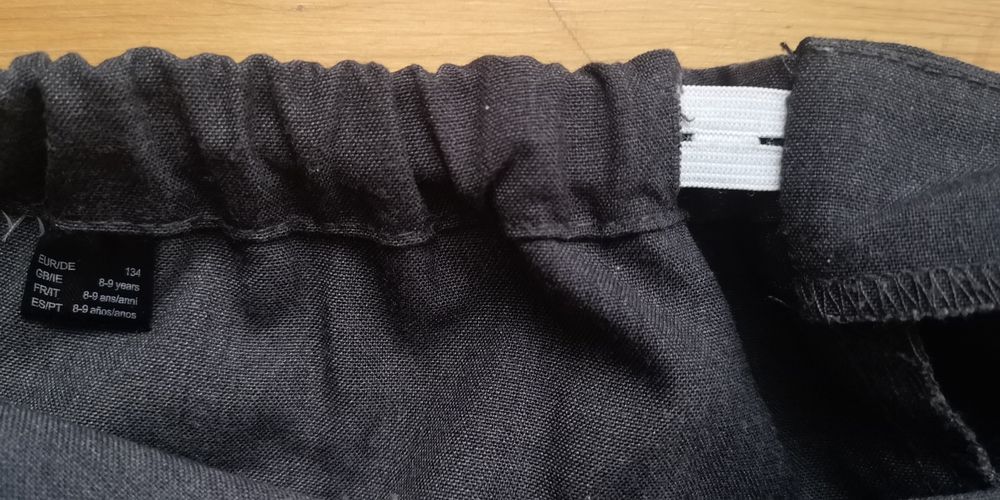 Spódnica, spódniczka roz. 134 cm ciemny szary