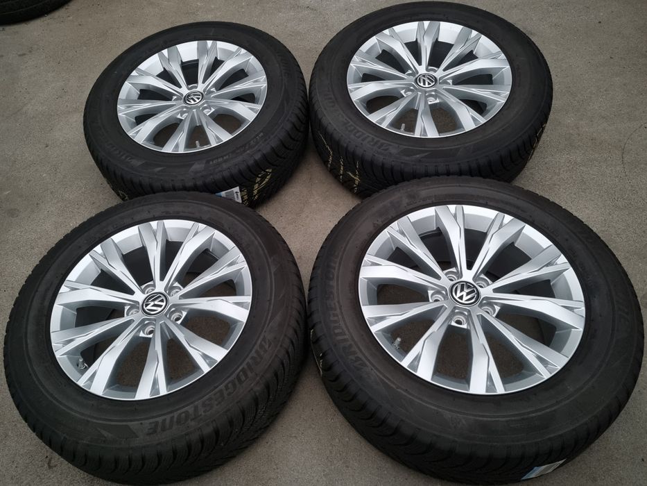 Koła Zimowe Alu z czujnikami 17" VW Tiguan II 2 5x112 Oryginalne