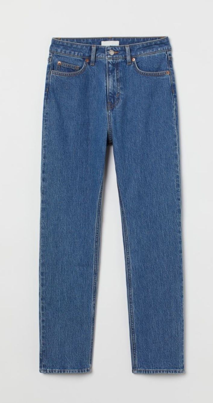 Жіночі стрейчеві джинси з високою посадкою eur32 uk4 (xxs-xs) 
Модель