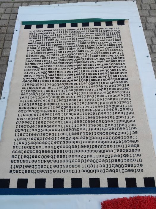 Dywan w literki 135x195cm