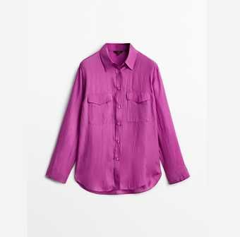 NOWA 100% jedwabna koszula marki Massimo Dutti