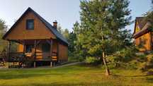 Drewniany domek z kominkiem w Bieszczadach - wolne terminy wakacyjne!
