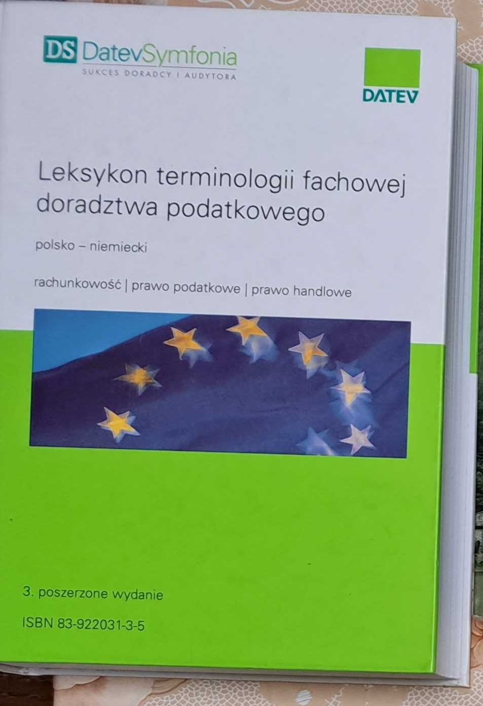 Leksykon terminologii fachowej doradztwa podatkowego polsko niemiecki